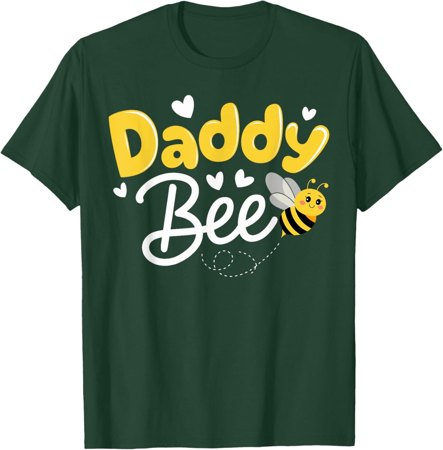 Daddy Bee Family Matching Beekeeper Papa Dad Bees Lover T-Shirt - T-Shirt | Forest