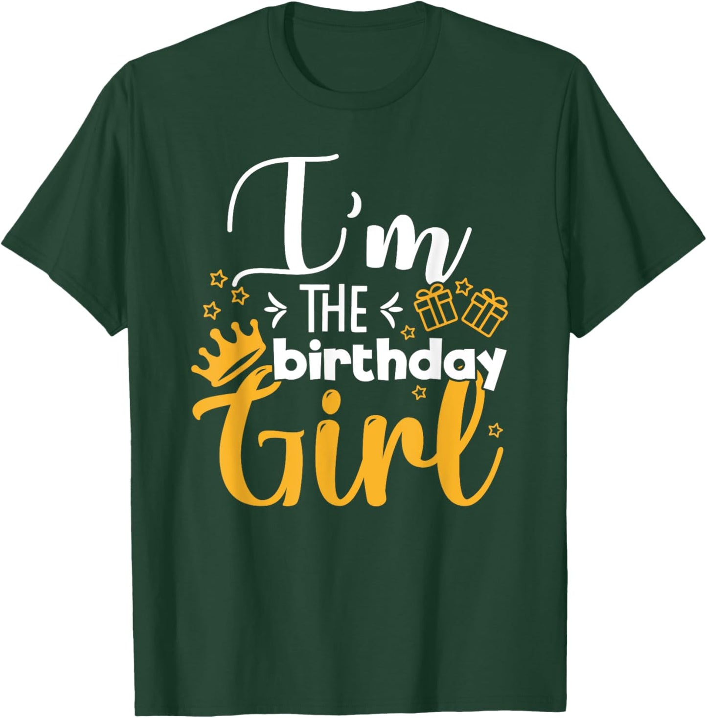 I'm Of The Birthday Girl Funny Party Crew Group Friends T-Shirt - T-Shirt | Forest