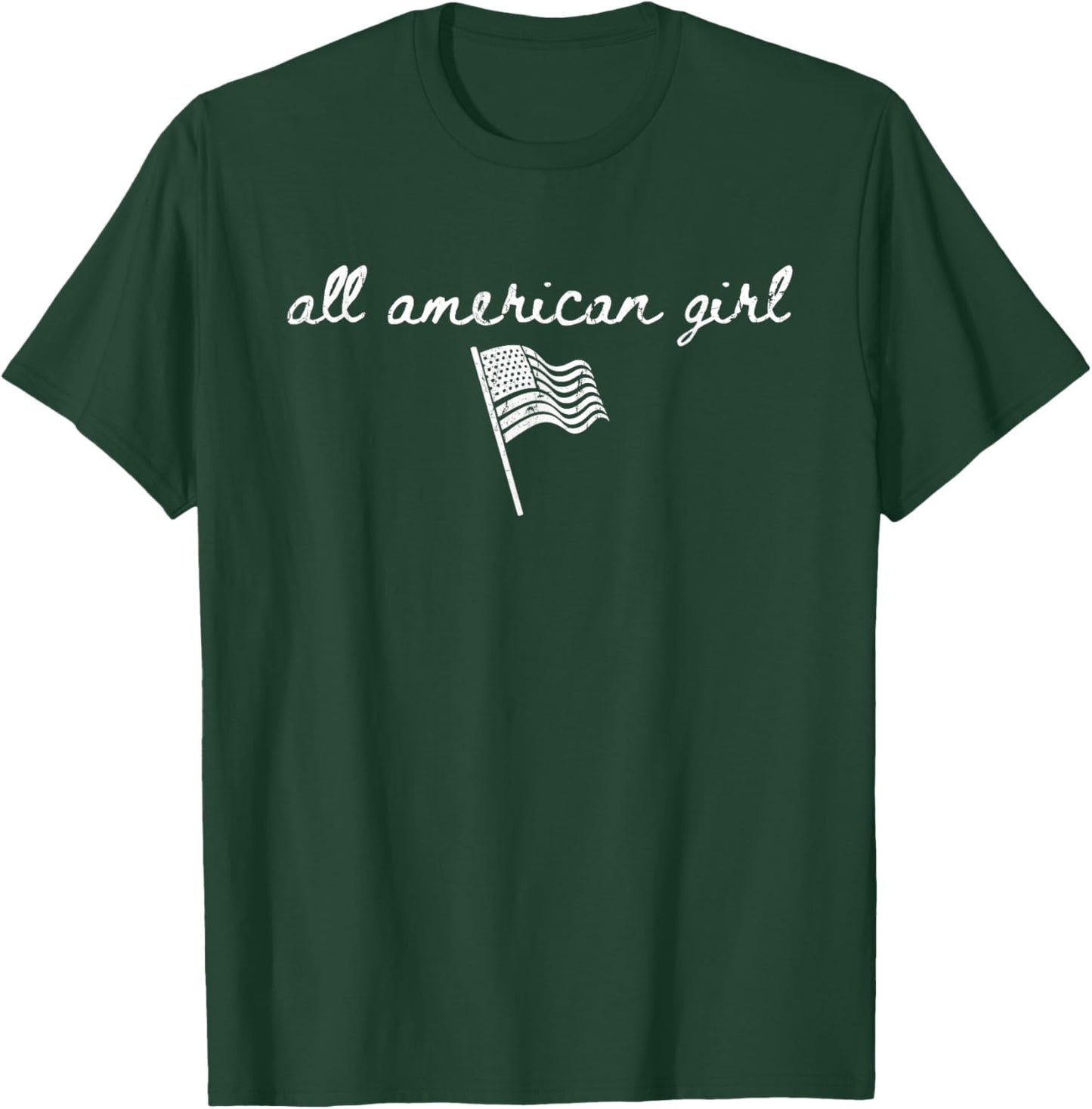 All American Girl, All American Bride, Party 4th of July T-Shirt - T-Shirt | Forest