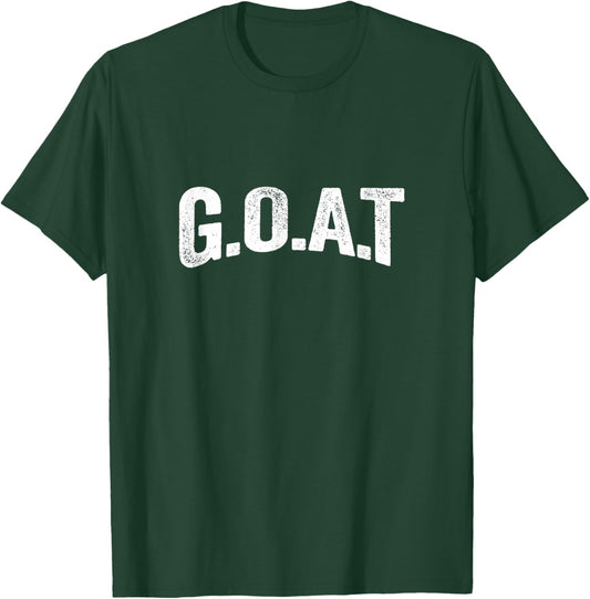 Style Vintage Greatest of All Time Athletic Graphic T-Shirt - T-Shirt | Forest
