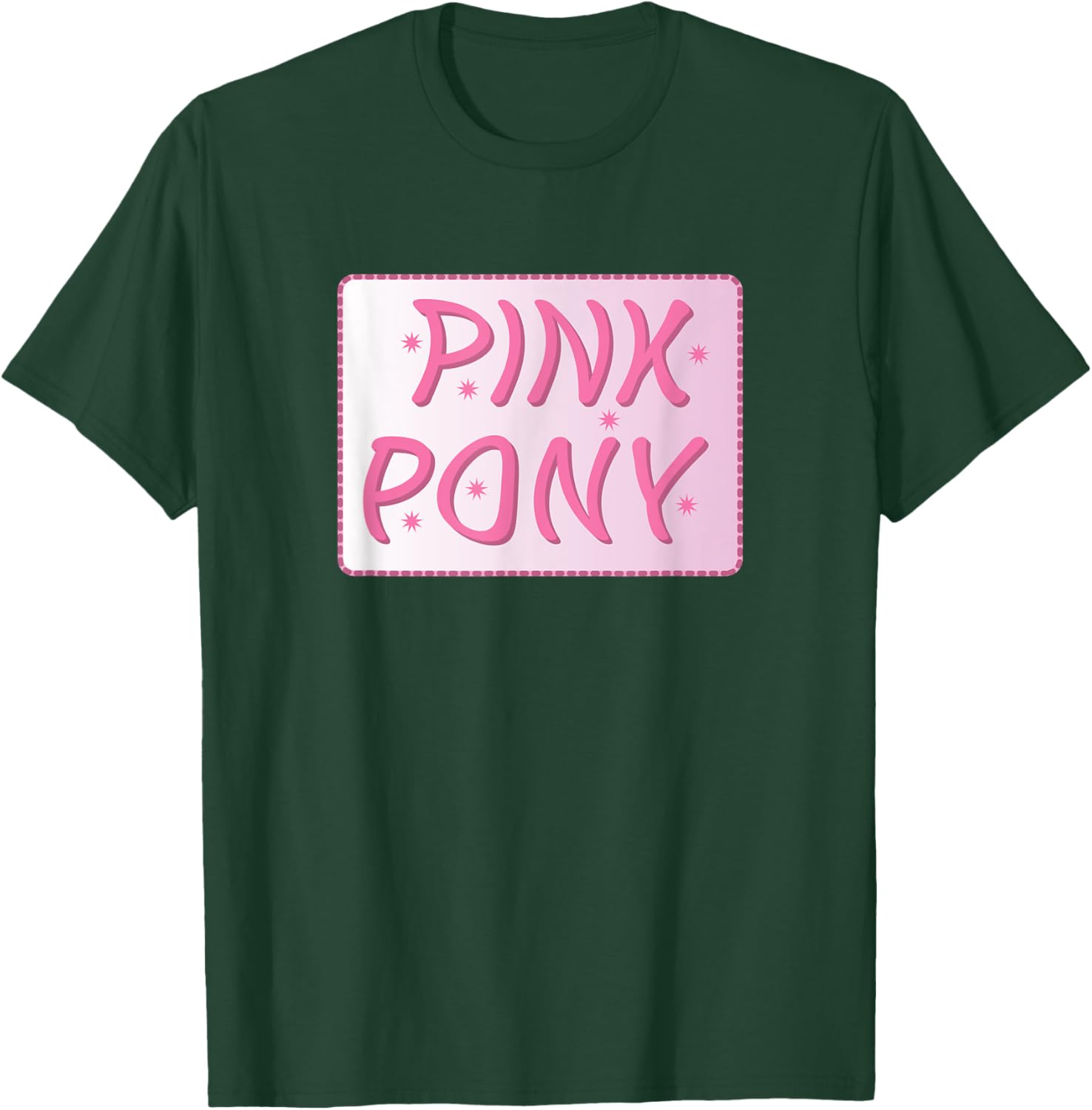 Pink Pony | Song Design | Club Sign T-Shirt - T-Shirt | Forest