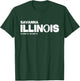 Savanna Illinois State Roots Typography Design T-Shirt - T-Shirt | Forest