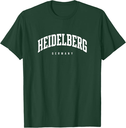 Heidelberg Germany - College Style Vacation Souvenir T-Shirt - T-Shirt | Forest