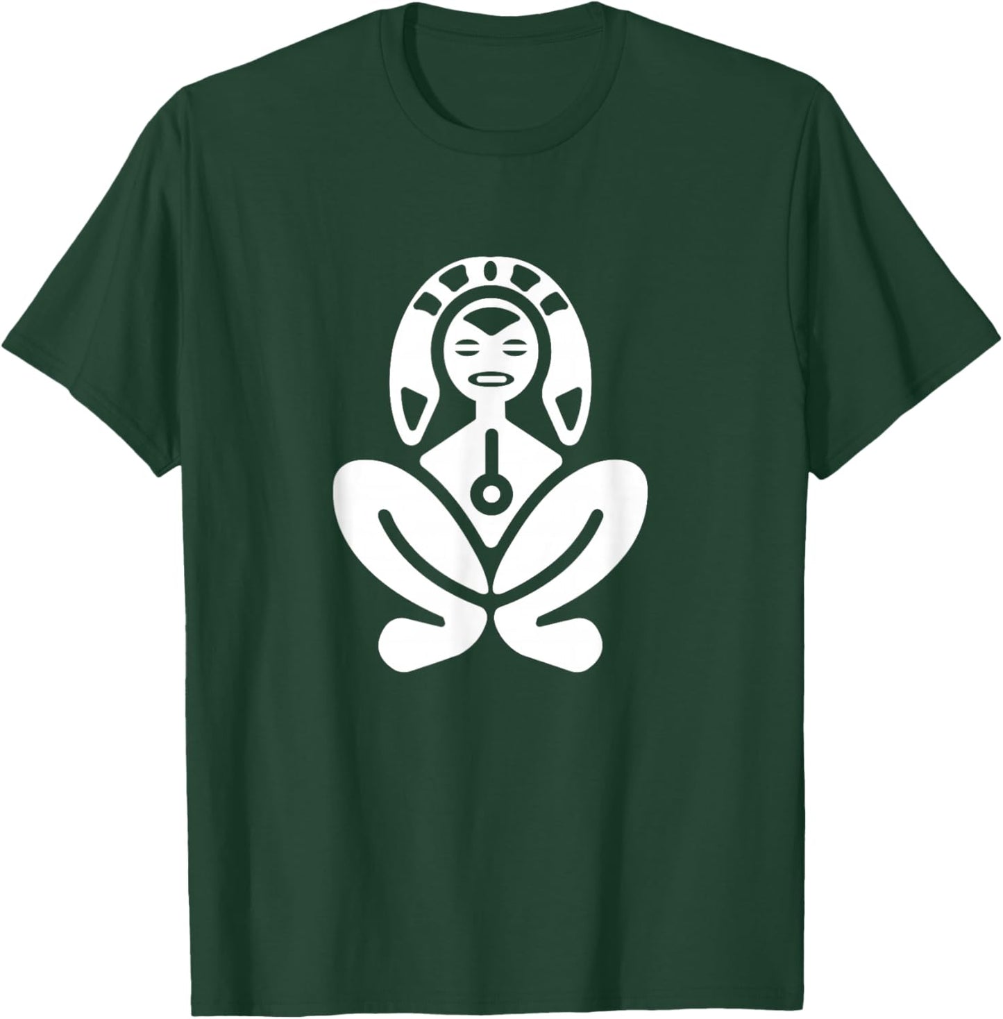 Taino Art Atabey Goddess Symbol Puerto Rico T-Shirt - T-Shirt | Forest
