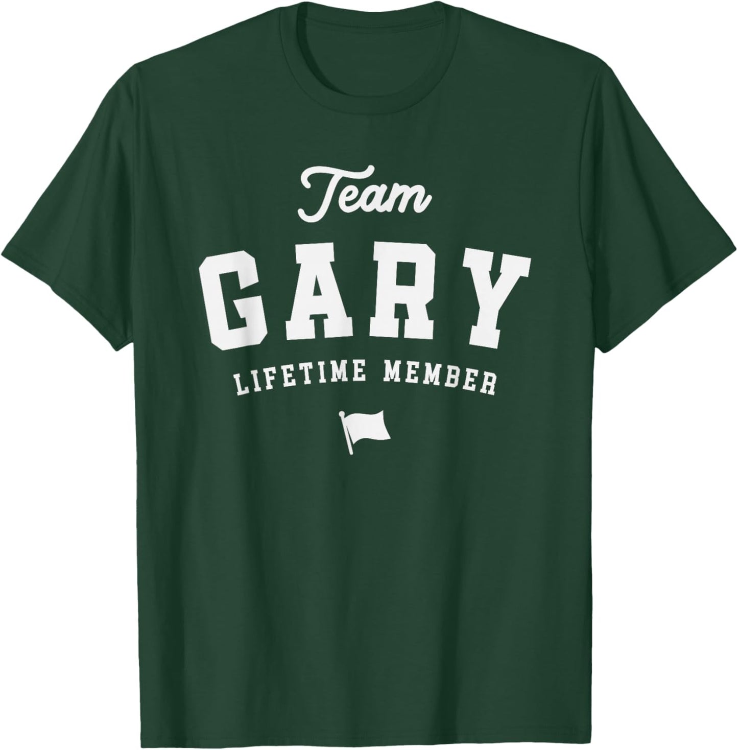 Gary Personalized Name Apparel Cld Team Gary Lifetime Member Funny Name Gary -Adults Black Small T-Shirt - T-Shirt | Forest