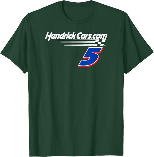 Hendrick Motorsports Kyle Larson 5 Black Officially Licensed T-Shirt - T-Shirt | Forest