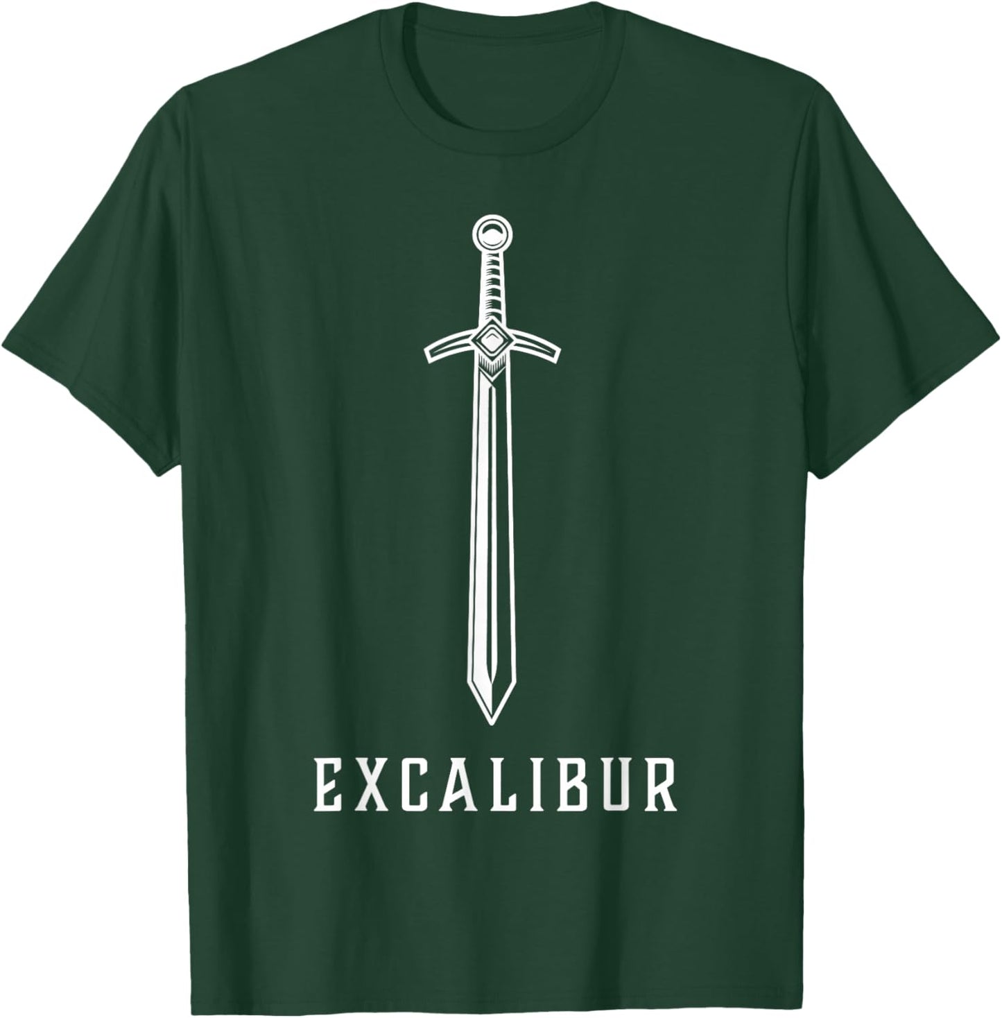 Excalibur The Legendary Sword in the Stone of King Arthur T-Shirt - T-Shirt | Forest