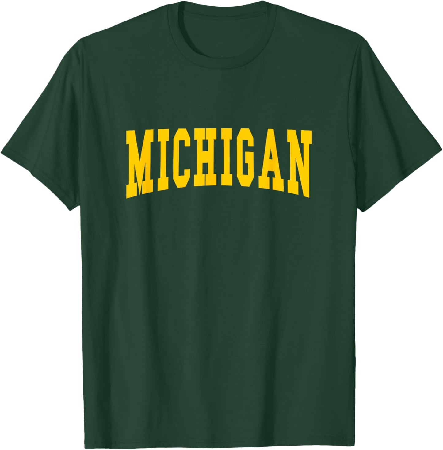 MICHIGAN - Throwback Design - Classic T-Shirt - T-Shirt | Forest