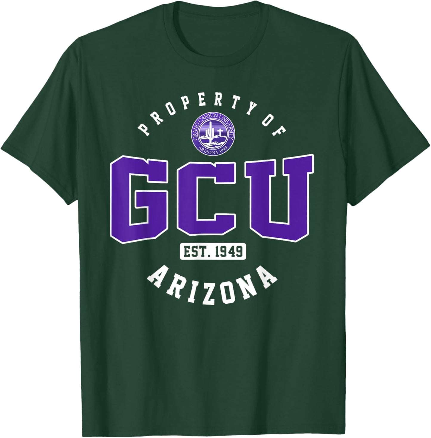 Property of Grand Canyon University Arch Vintage Design T-Shirt - T-Shirt | Forest
