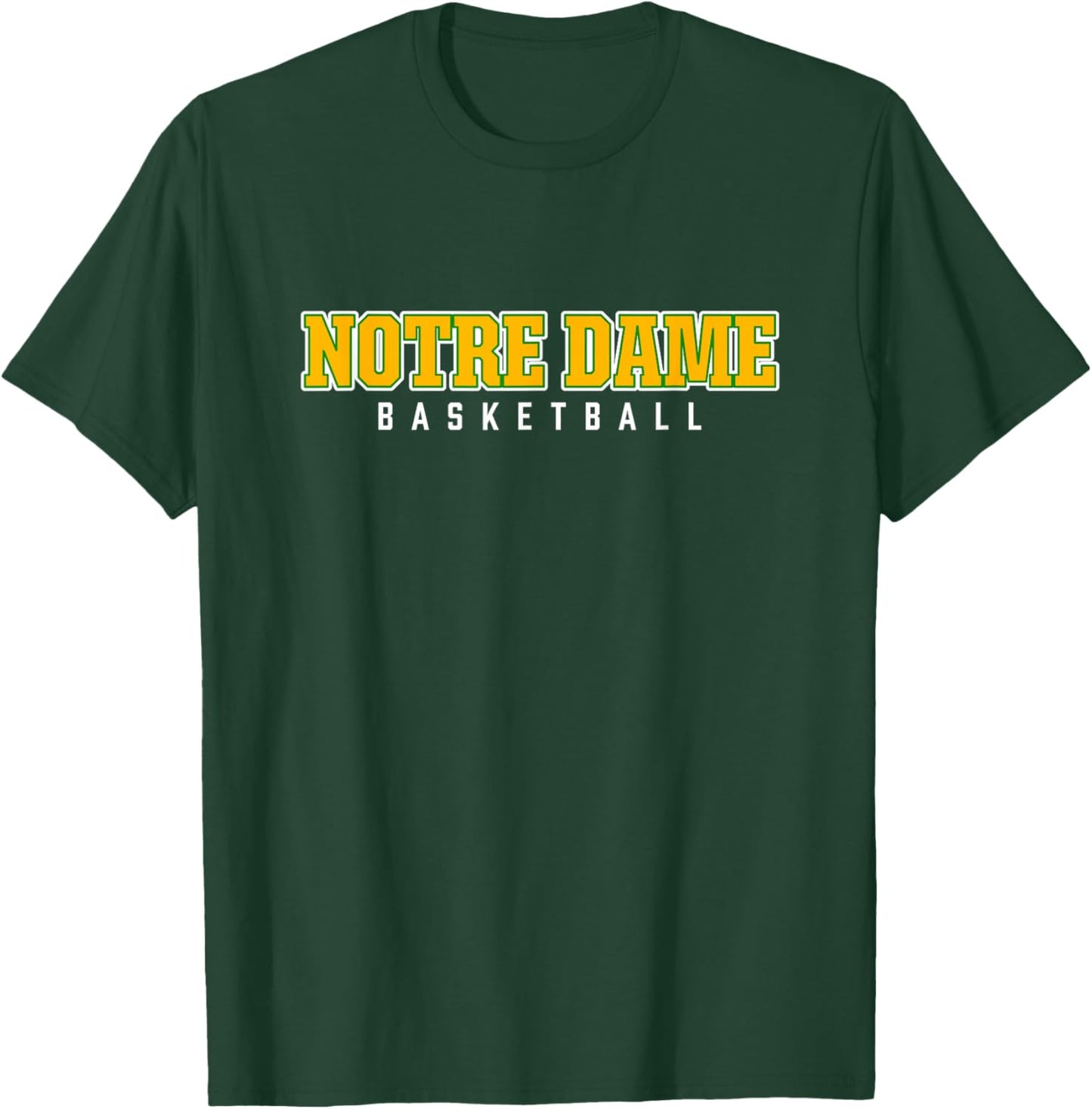 Notre Dame High School Basketball T-Shirt - T-Shirt | Forest