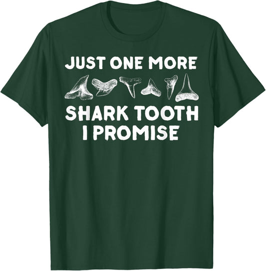 Funny Shark Teeth Design Women Shark Teeth Hunting T-Shirt - T-Shirt | Forest