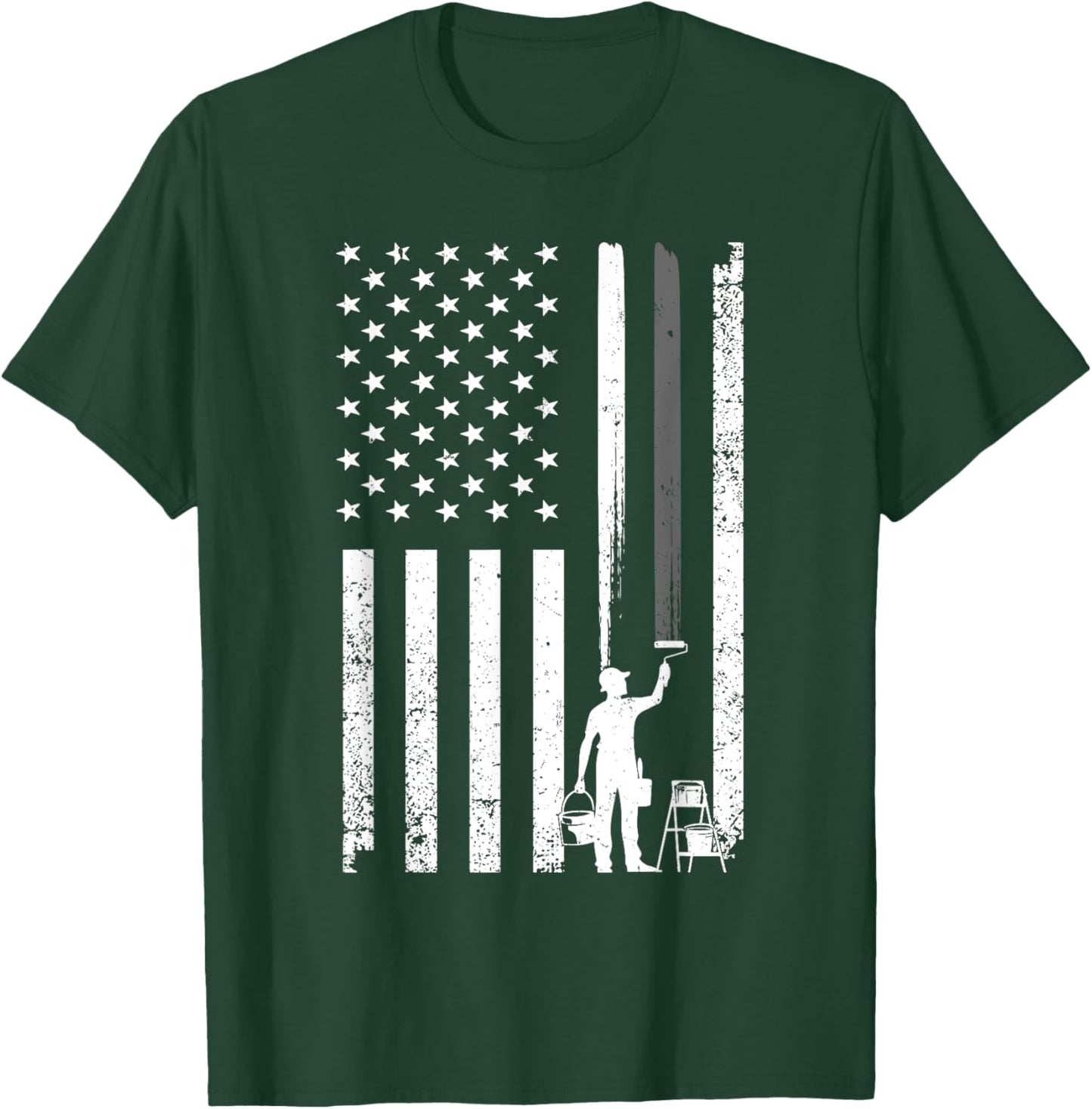 Cool Painter Art Women Painting Job House Painter T-Shirt - T-Shirt | Forest