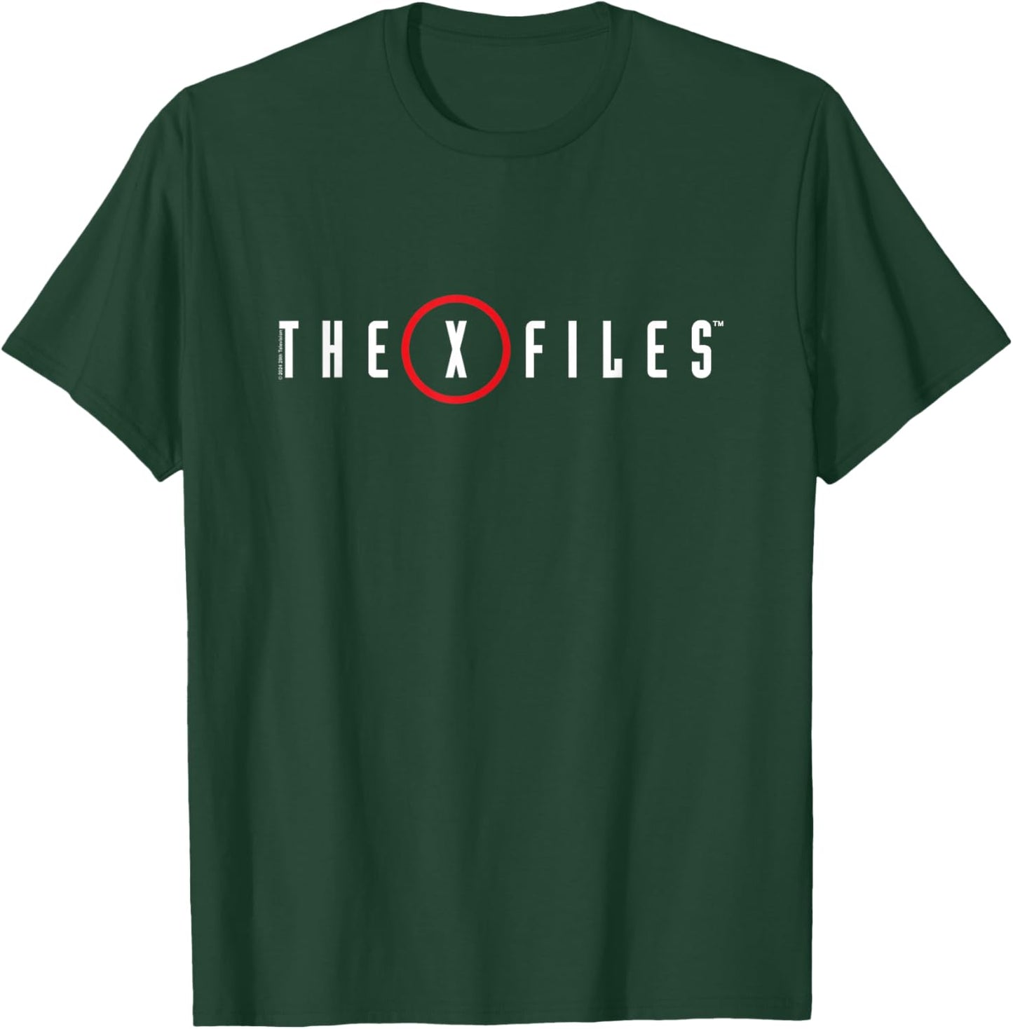 X-Files Iconic Big Chest Text Logo V3 T-Shirt - T-Shirt | Forest
