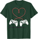 Gaming Heart Valentines Day and Kids T-Shirt - T-Shirt | Forest