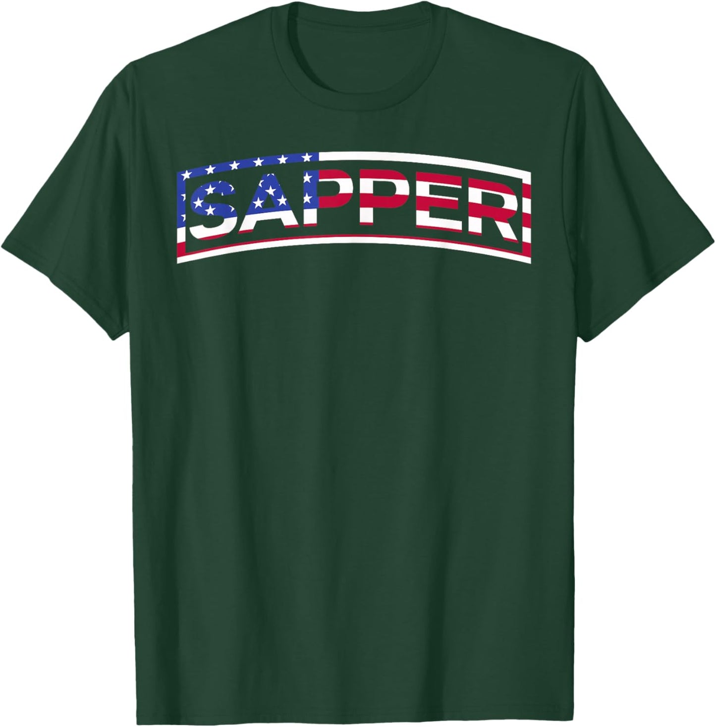 Sapper Military Engineer Infantry Soldier War Veteran T-Shirt - T-Shirt | Forest