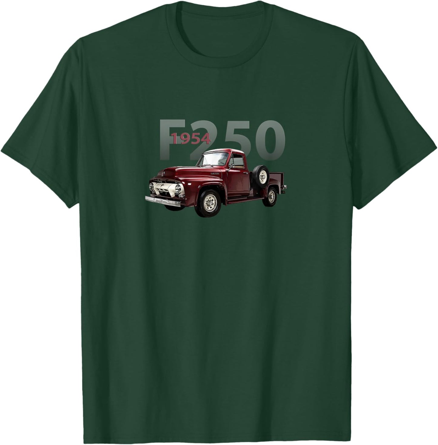 A Vintage 1954 F250 Pickup Truck, American Truck Culture T-Shirt - T-Shirt | Forest