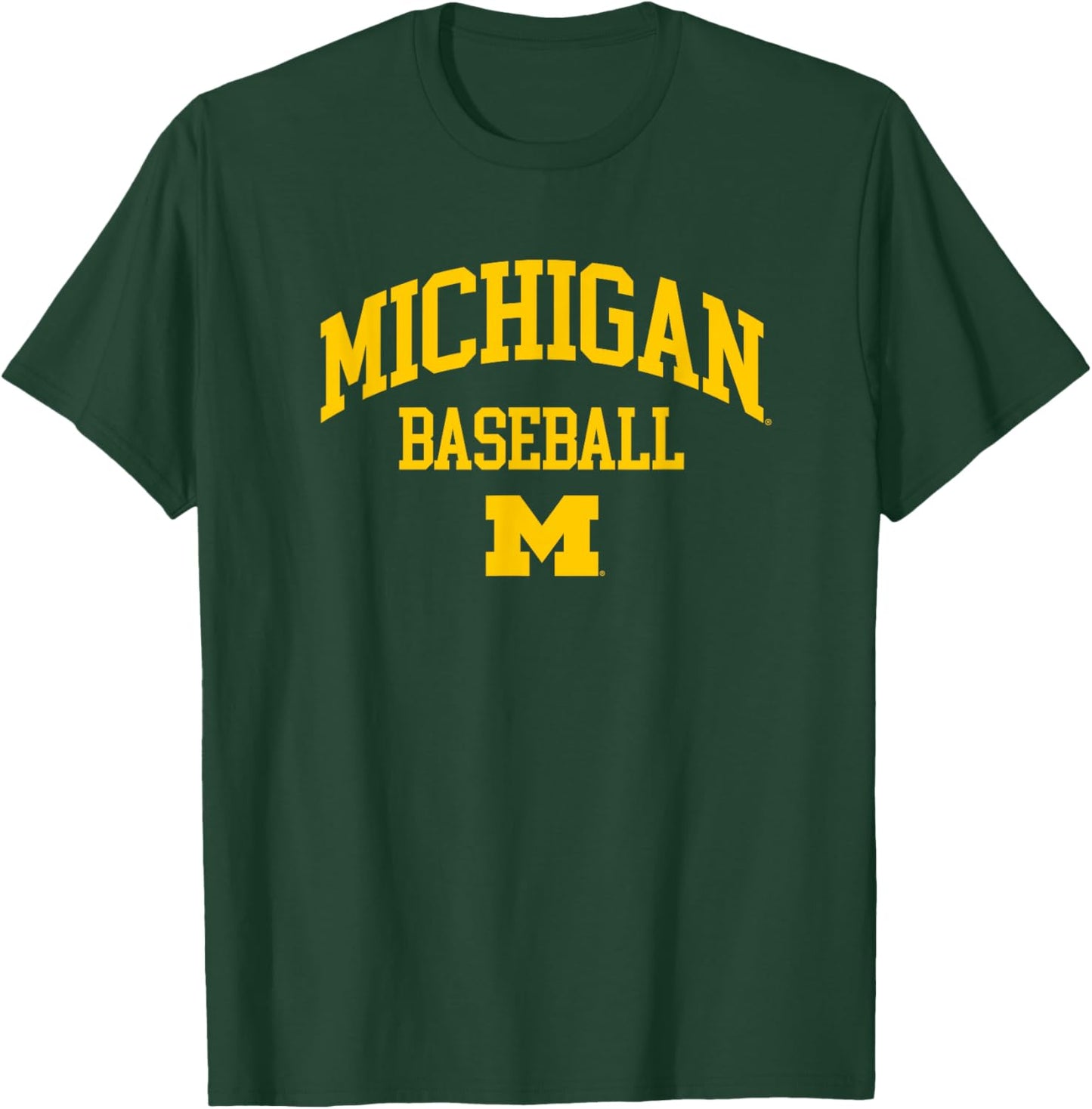 University of Michigan Wolverines Baseball T-Shirt - T-Shirt | Forest