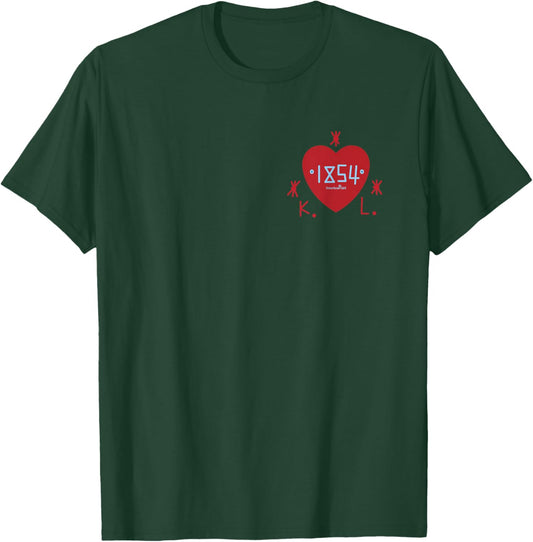 American Girl - Kirsten Larson 1854 Heart T-Shirt - T-Shirt | Forest