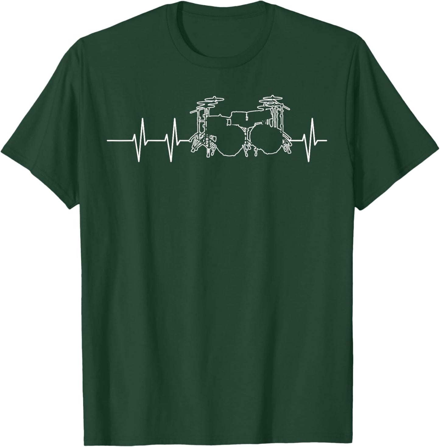 Funny Drummer Art Women Kids Drumming Lover Drummer T-Shirt - T-Shirt | Forest