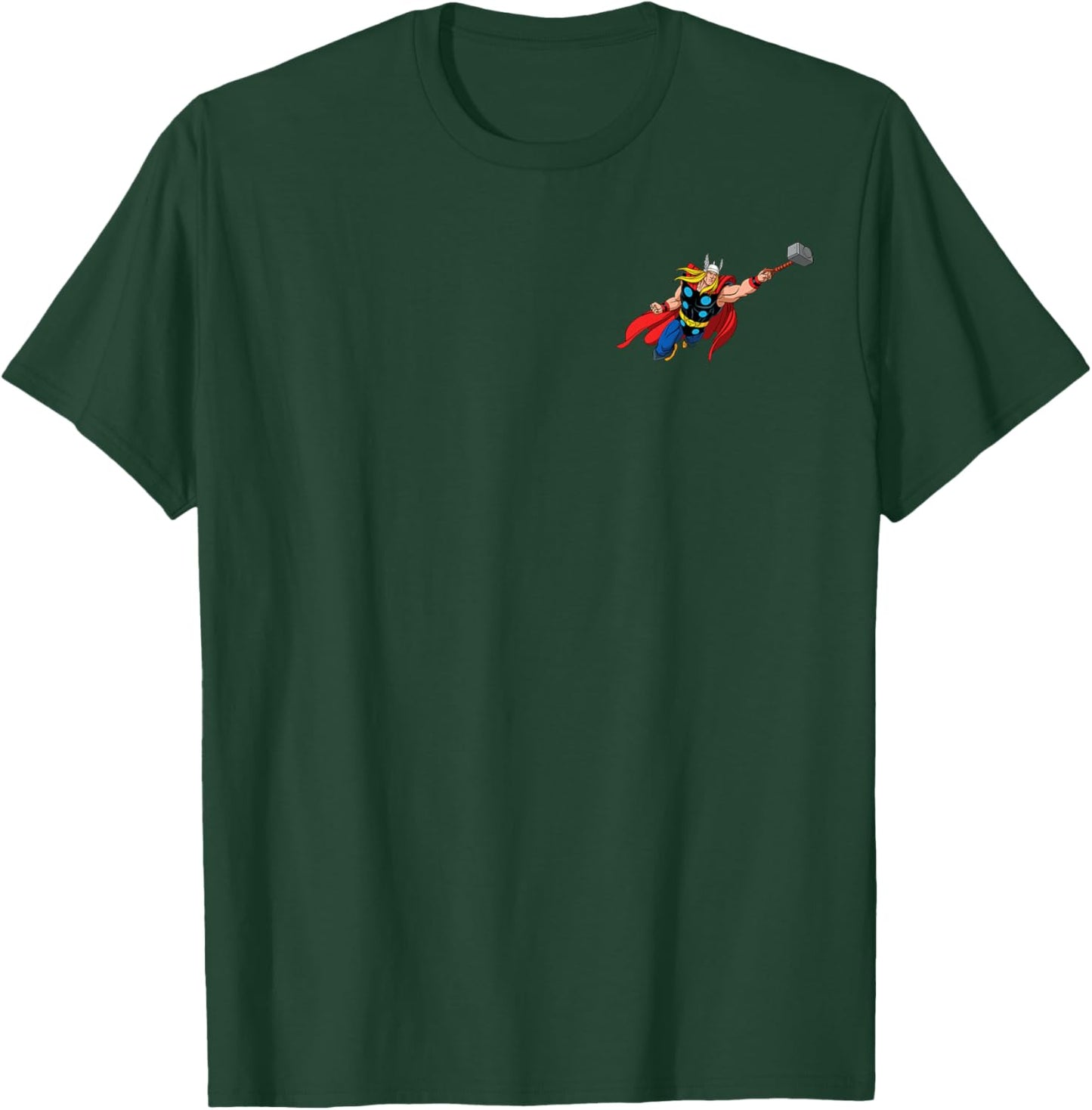 Marvel Super Heroes Avengers Thor Pocket Art T-Shirt - T-Shirt | Forest