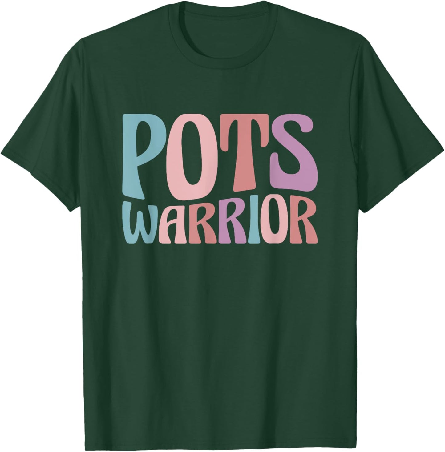 POTS Syndrome Gifts Dysautonomia Awareness Month POTS Warrior -Adults, -Kids Black Small Classic Fit Short Sleeve T-Shirt - T-Shirt | Forest