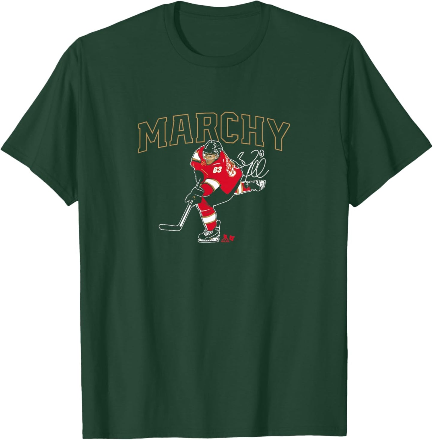 Brad Marchand - Florida Marchy - Florida Hockey T-Shirt - T-Shirt | Forest