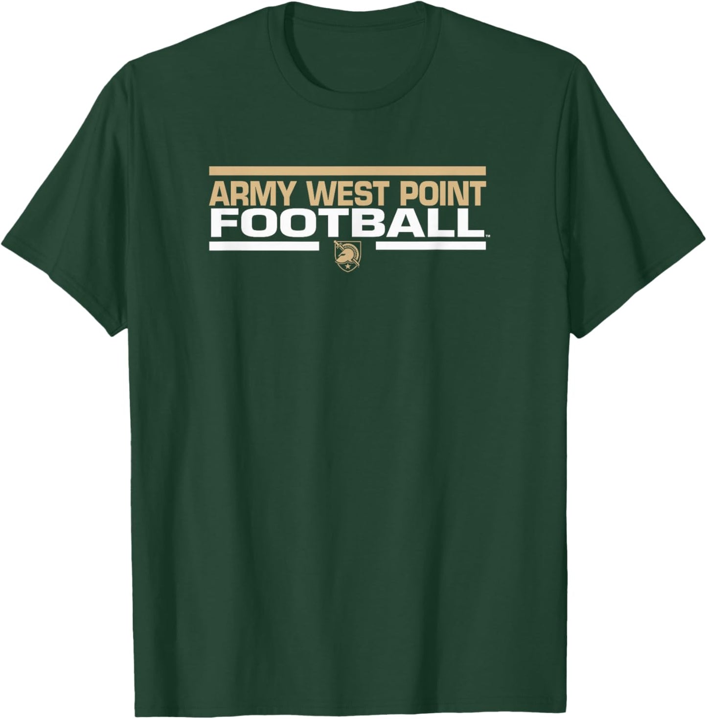 Army Black Knights Football Tackle Black Officially Licensed T-Shirt - T-Shirt | Forest