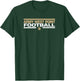 Army Black Knights Football Tackle Black Officially Licensed T-Shirt - T-Shirt | Forest
