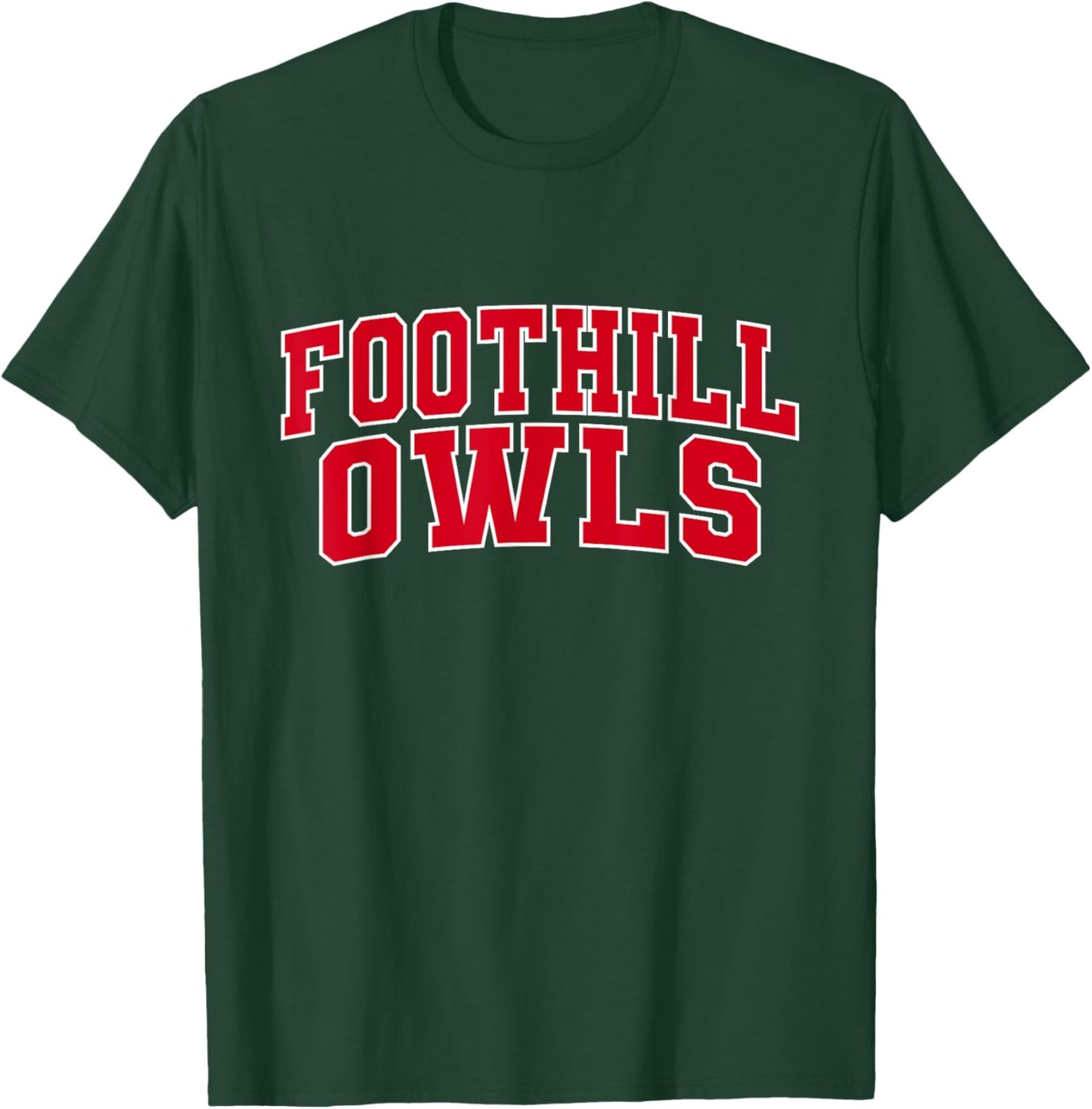 Foothill College Owls Apparel Sports Fan T-Shirt - T-Shirt | Forest