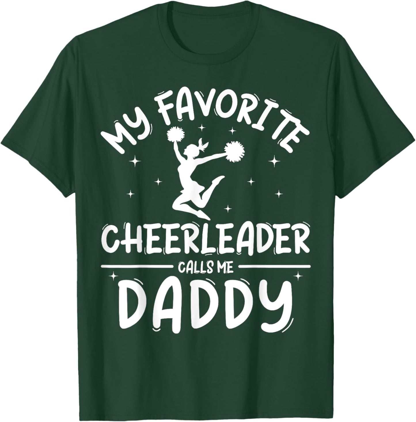 Funny Cheerleading Cheer Dad Shirt Pride Fathers Day T-Shirt - T-Shirt | Forest