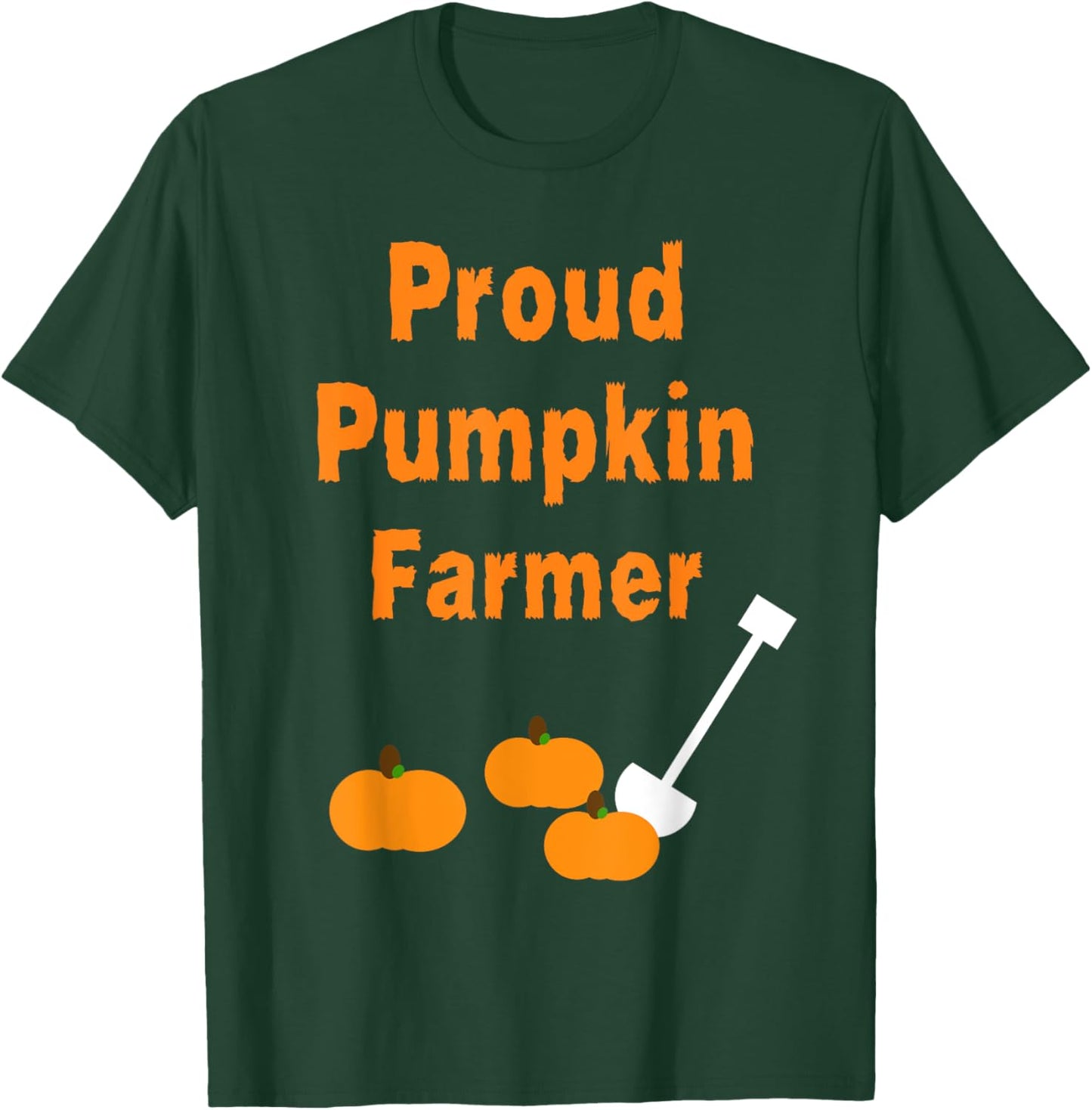 Proud Pumpkin Farmer Fall pumpkin grower Halloween T-Shirt - T-Shirt | Forest