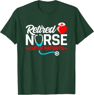 Funny Nurse Retirement - Nursing Retirement - Retired Nurse T-Shirt - T-Shirt | Forest