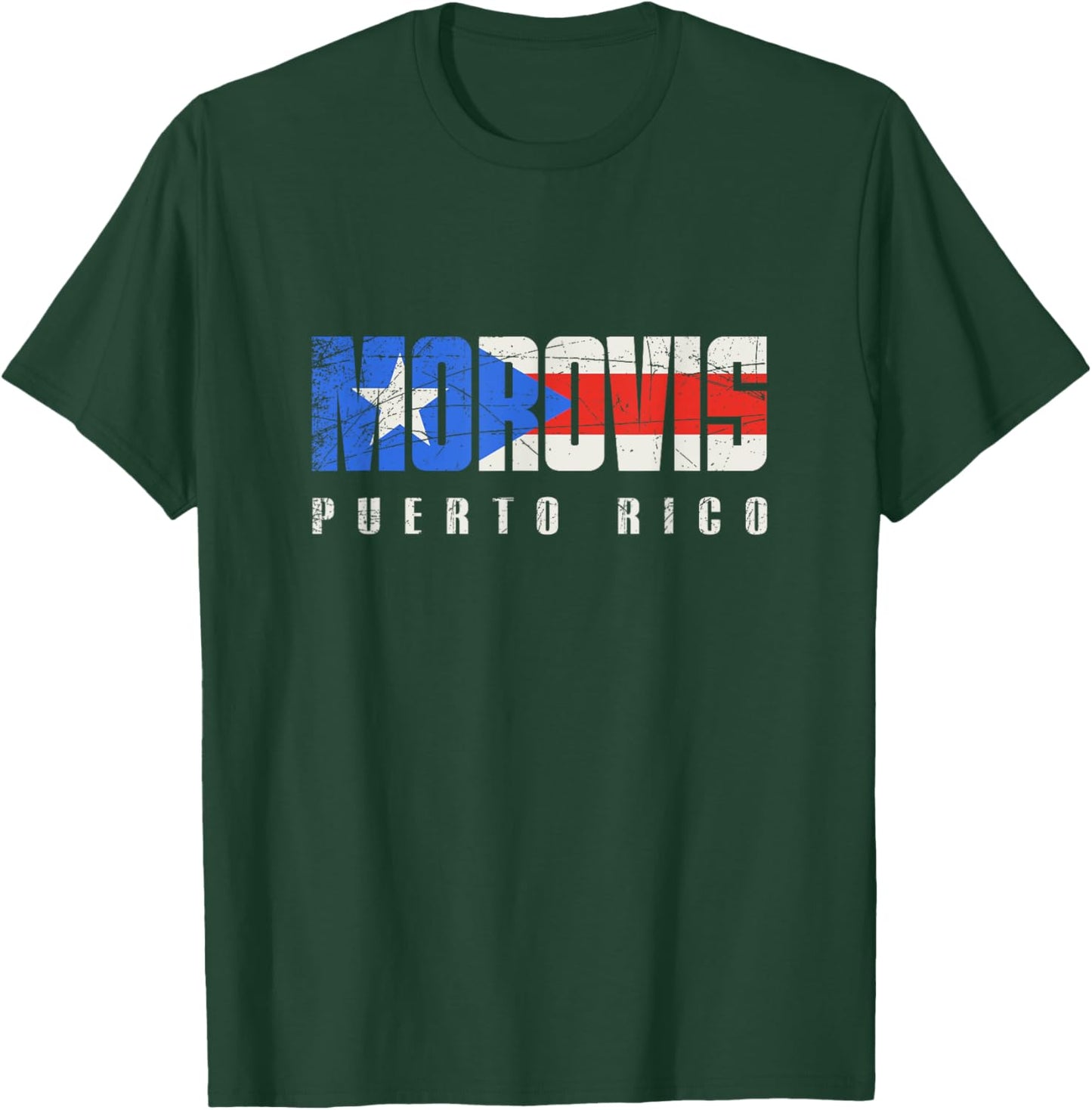 Puerto Rican flag Morovis Puerto Rico T-Shirt - T-Shirt | Forest