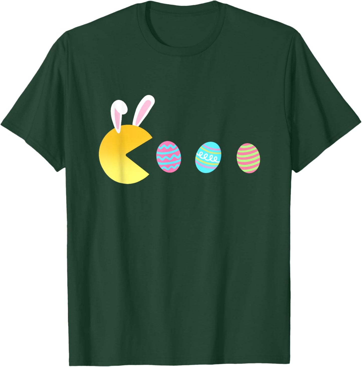 Happy Easter Bunny Video Game Funny Boys Girls Kids T-Shirt - T-Shirt | Forest