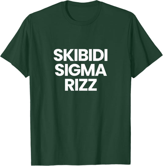 Skibidi Sigma Rizz T-Shirt - T-Shirt | Forest