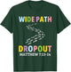 Wide Path Dropout Matthew 7:13-14 T-Shirt - T-Shirt | Forest