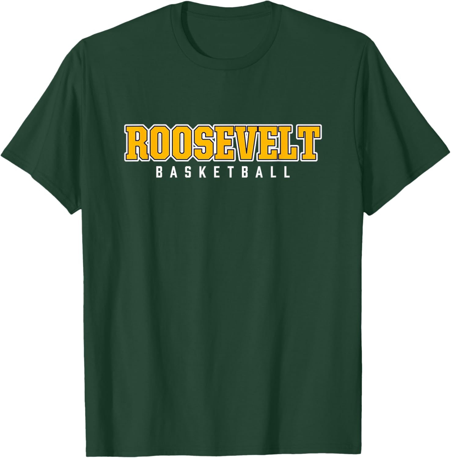 Roosevelt High School Basketball T-Shirt - T-Shirt | Forest