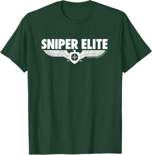 Sniper Elite White Logo T-Shirt - T-Shirt | Forest