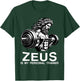Zeus Greek God Bodybuilder Gym Fitness Workout T-Shirt - T-Shirt | Forest