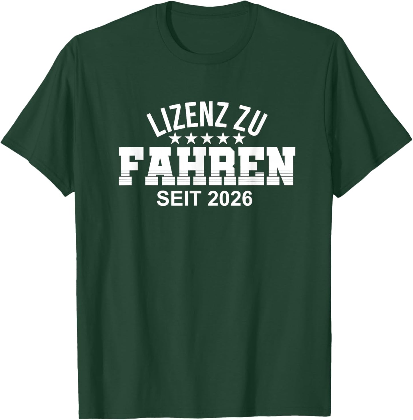 Führerschein 2026 Führerscheinprüfung bestanden Fahrprüfung T-Shirt - T-Shirt | Forest