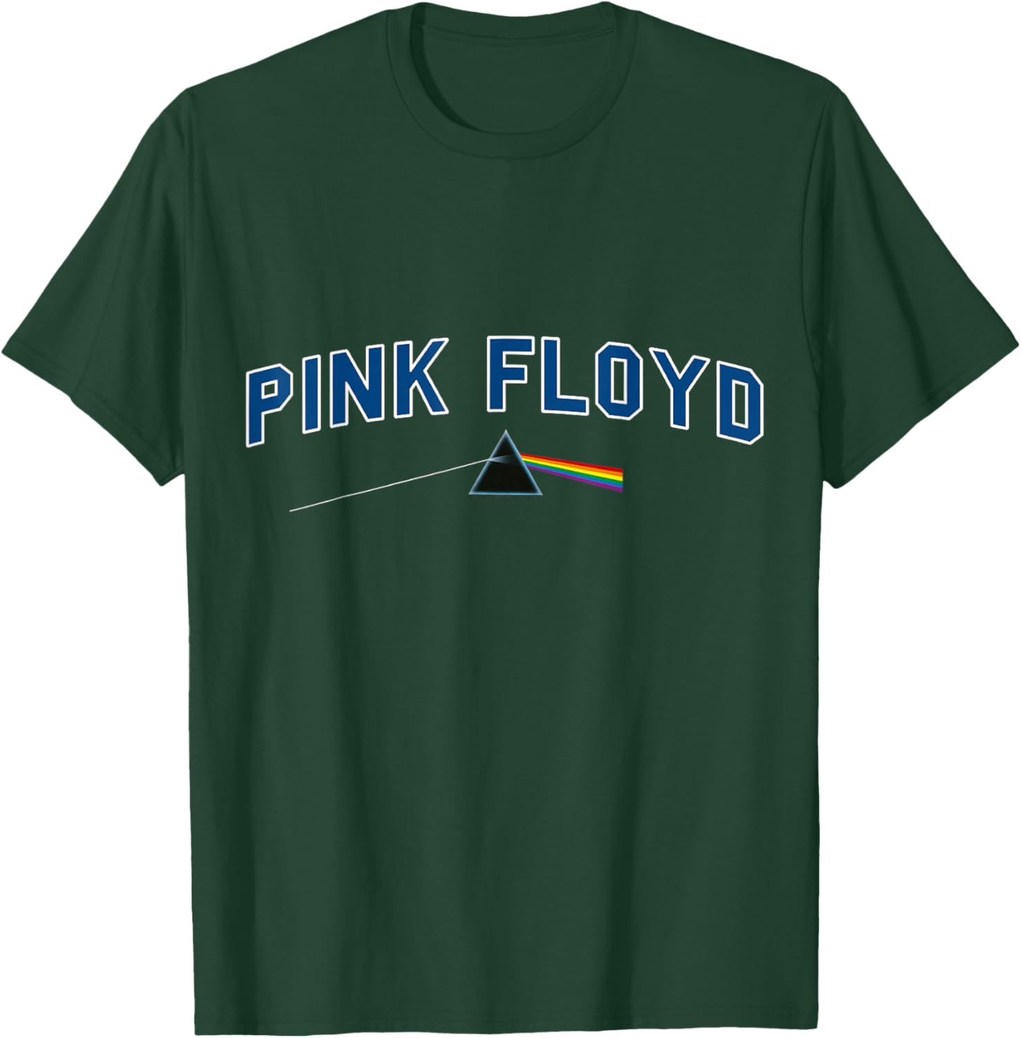 Official Pink Floyd Band Prism Retro Rock Music Dark Grey T-Shirt - T-Shirt | Forest