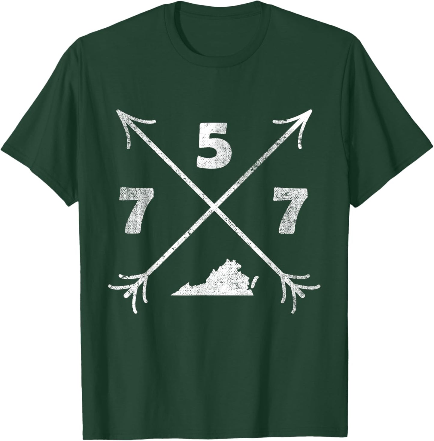 Virginia Beach Virginia VA | area code 757 T-Shirt - T-Shirt | Forest