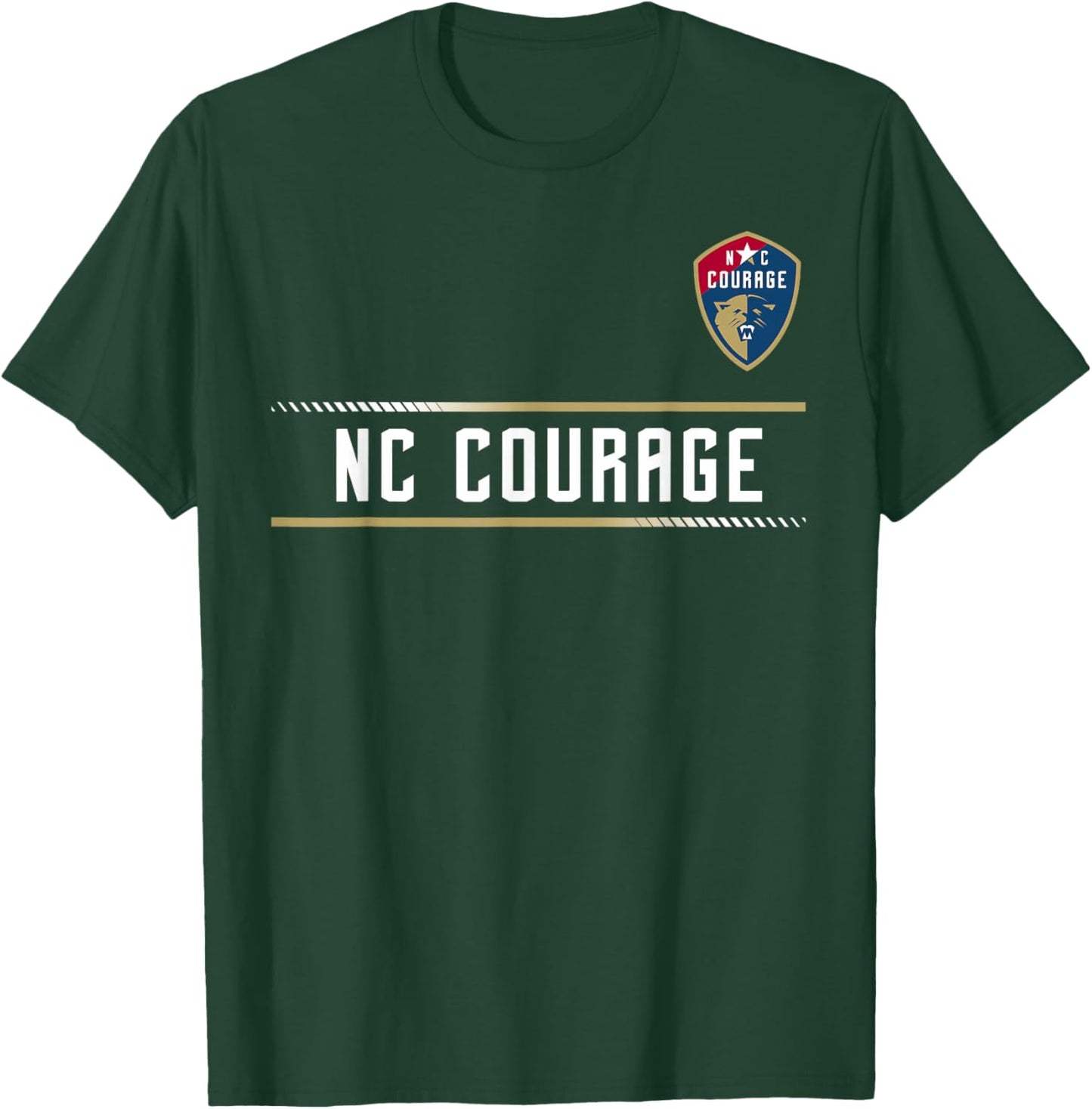 Officially Licensed North Carolina Courage NWSL Apparel T-Shirt - T-Shirt | Forest