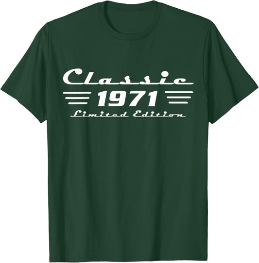 1971 Birthday Man 55th Decoration Funny 55s 55th Birthday T-Shirt - T-Shirt | Forest