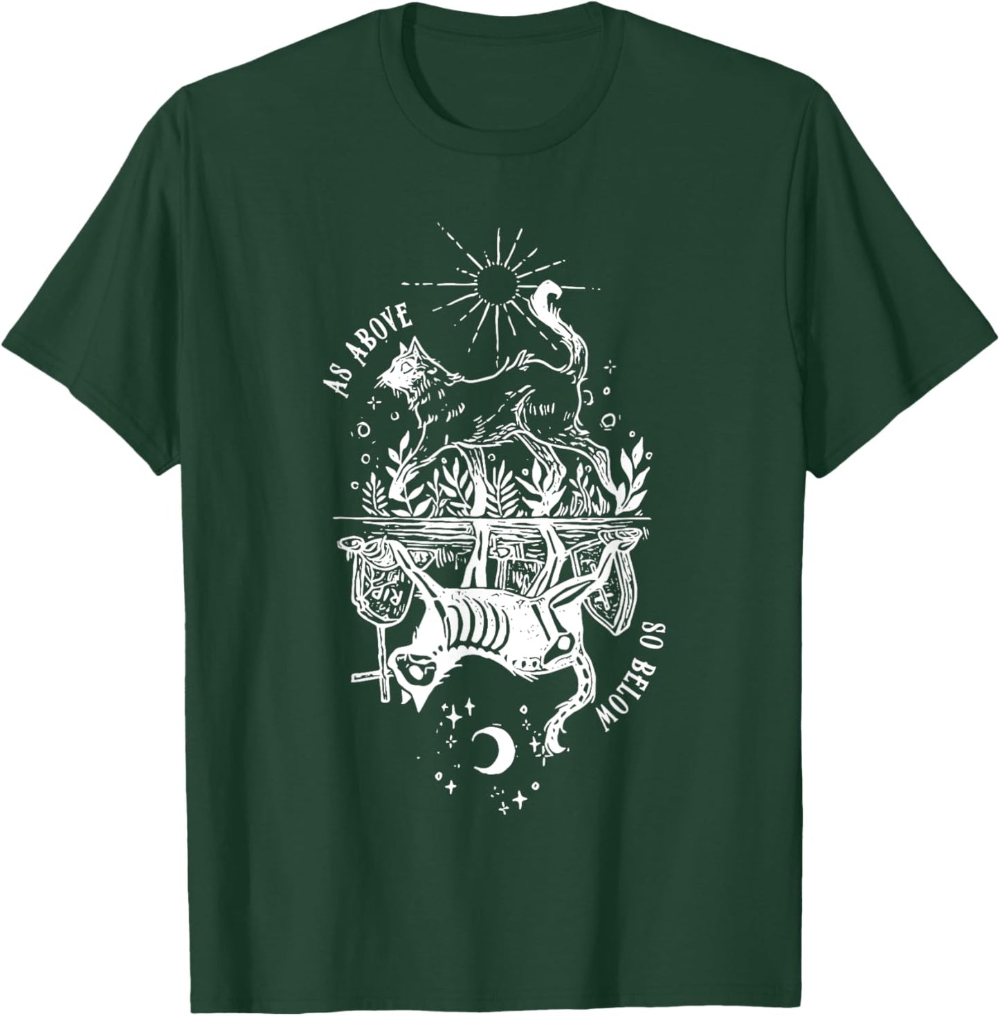 as above so below cat Women T-Shirt - T-Shirt | Forest