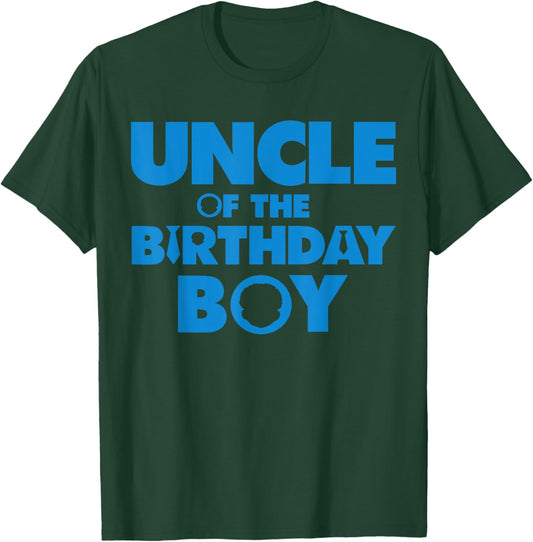 Uncle Of The Birthday Boy Afro Boss Baby Family Bday Party T-Shirt - T-Shirt | Forest