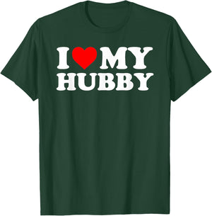 I Love My Hubby - Red Heart T-Shirt - T-Shirt | Forest