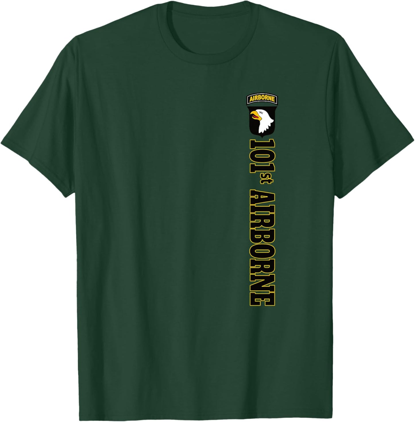 Patch de Couleur US Army 101st Airborne Haut de Gamme T-Shirt - T-Shirt | Forest