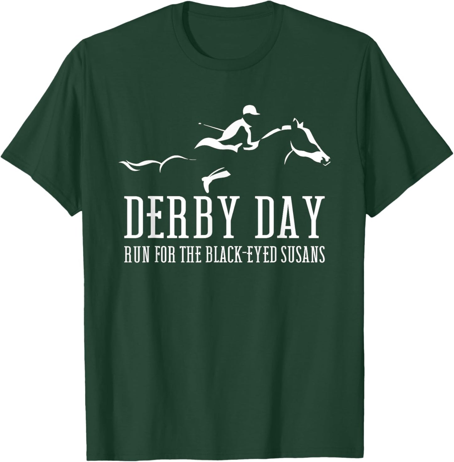 Horse Derby Day Preakness Stakes Horse Racing Derby T-Shirt - T-Shirt | Forest