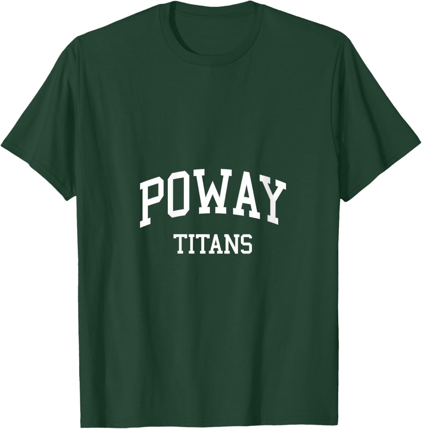 Poway High School HS Poway CA Retro Sports V-Neck T-Shirt - T-Shirt | Forest
